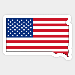 South Dakota USA Sticker